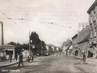 Međašni trg (današnji Kvaternikov trg), Vlaška ulica, oko 1930.-1935. godine
